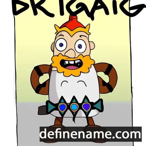 Bjarngerður cartoon