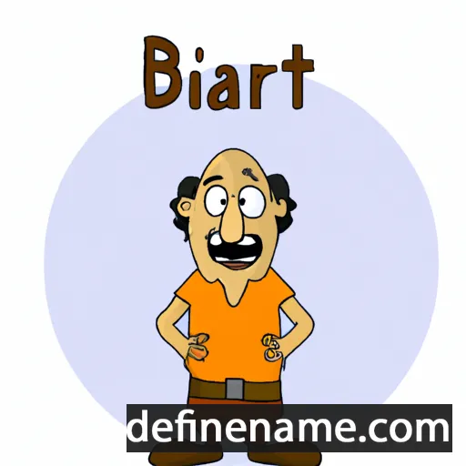 cartoon of the name Bjarti