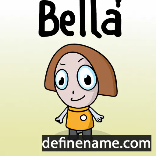 cartoon of the name Bjela