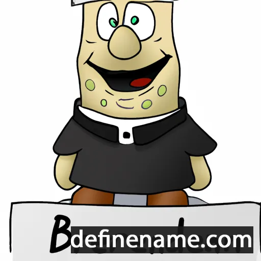 cartoon of the name Bjermund