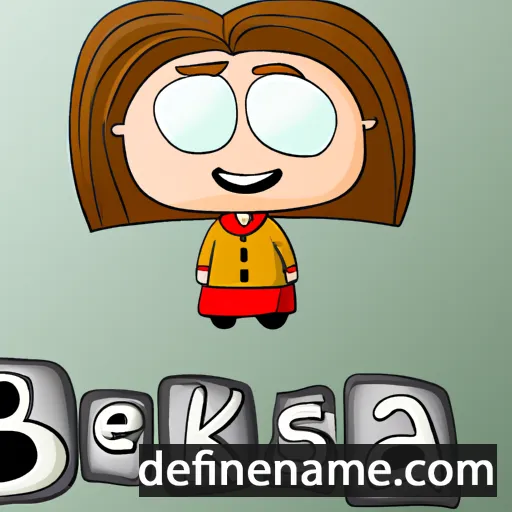 cartoon of the name Bjeshka