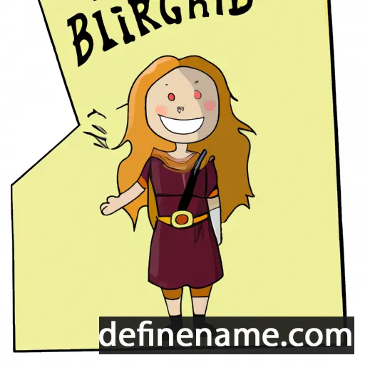 Björghildur cartoon