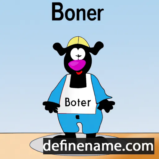 cartoon of the name Björner