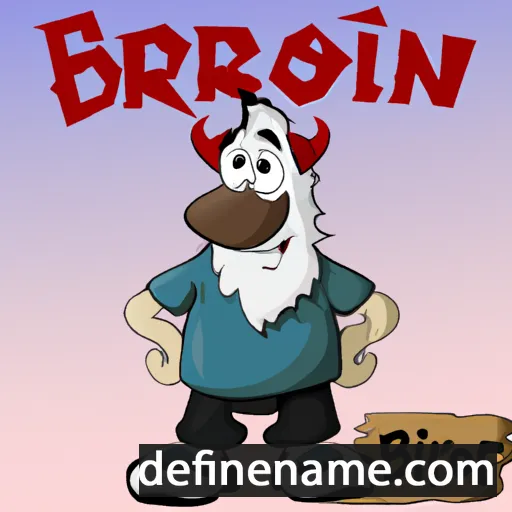 Björnólfur cartoon