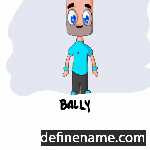 cartoon of the name Bláey