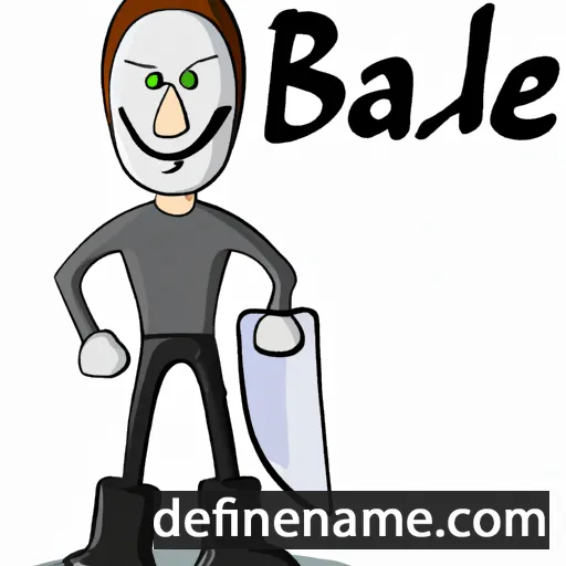 cartoon of the name Blade