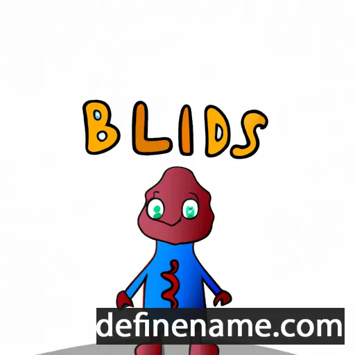 Blædís cartoon