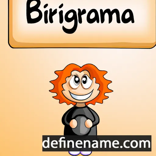 cartoon of the name Blagomira