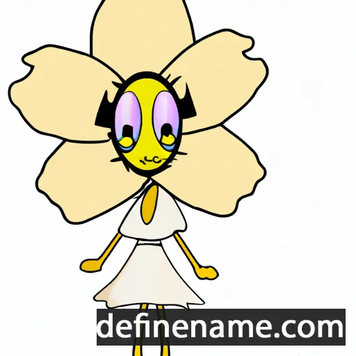 cartoon of the name Blancaflor