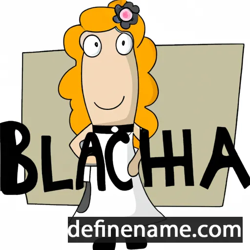 cartoon of the name Blancha