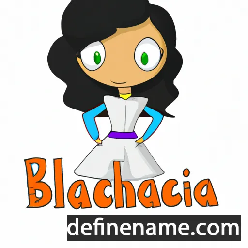 Blanchia cartoon