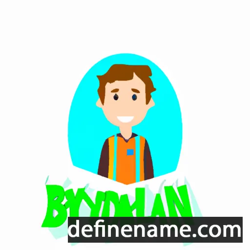 cartoon of the name Blandyn