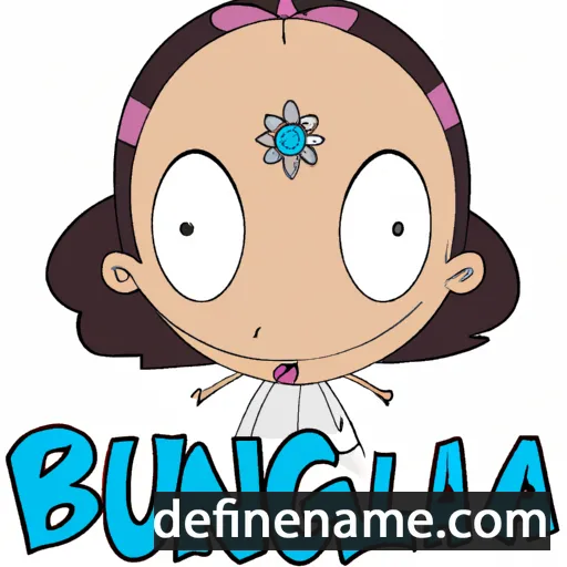 cartoon of the name Blanqua