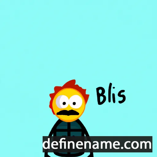 cartoon of the name Blasi