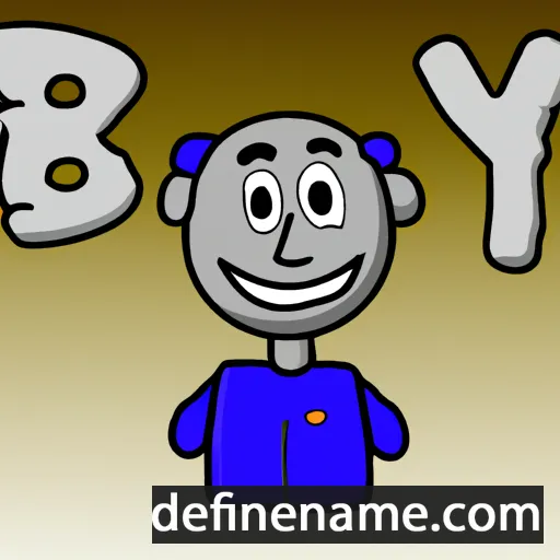 cartoon of the name Blay