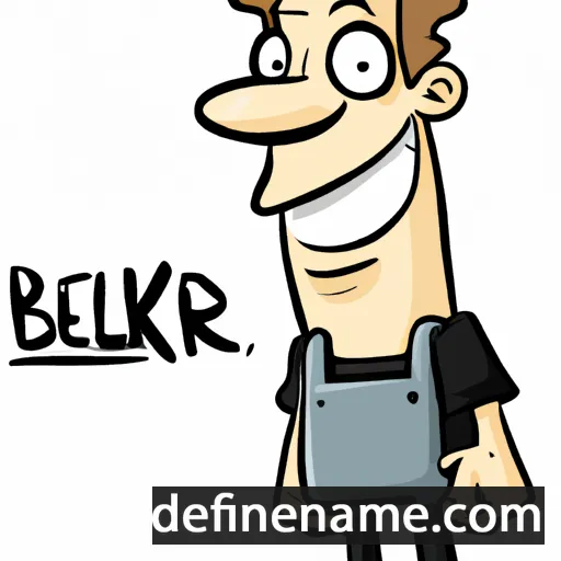 cartoon of the name Bleeker