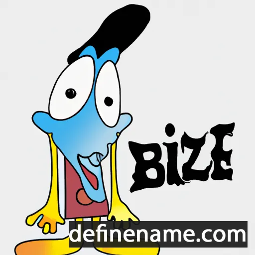 cartoon of the name Bleiz