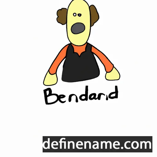 cartoon of the name Blerand