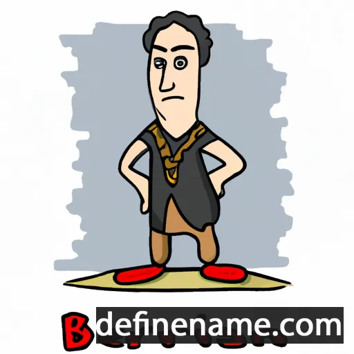 cartoon of the name Blerian