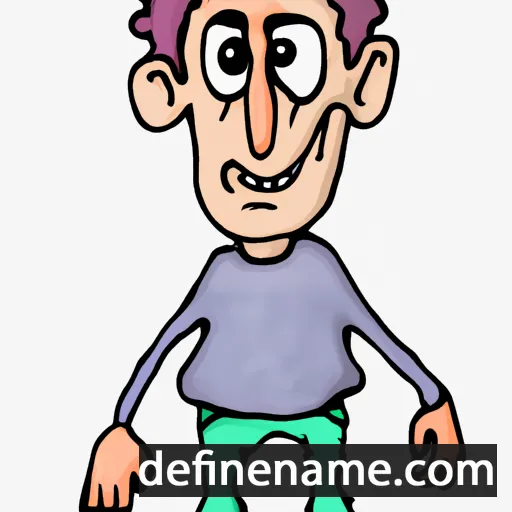 cartoon of the name Bleron