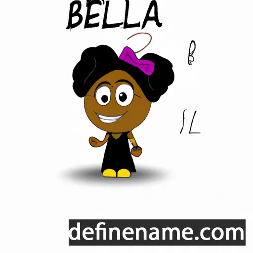 cartoon of the name Blesila