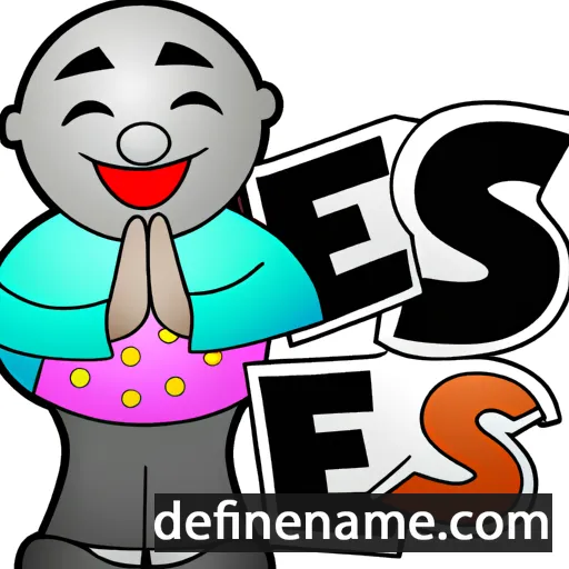 cartoon of the name Bless