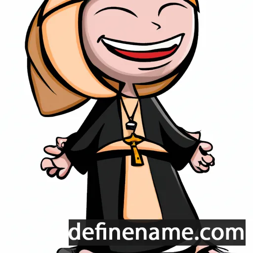 cartoon of the name Blessence