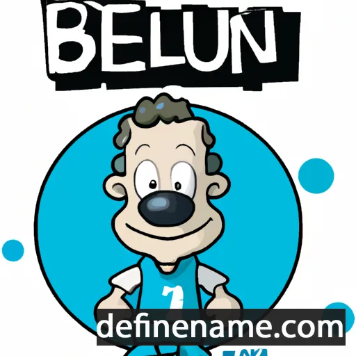 cartoon of the name Bleuen