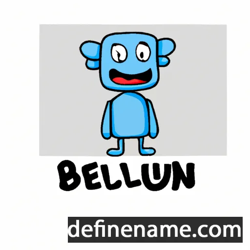 cartoon of the name Bleuenn