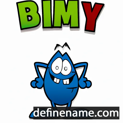 cartoon of the name Blimy