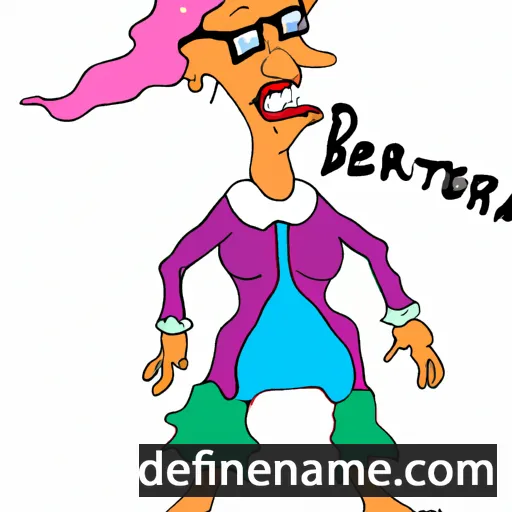 cartoon of the name Blinera