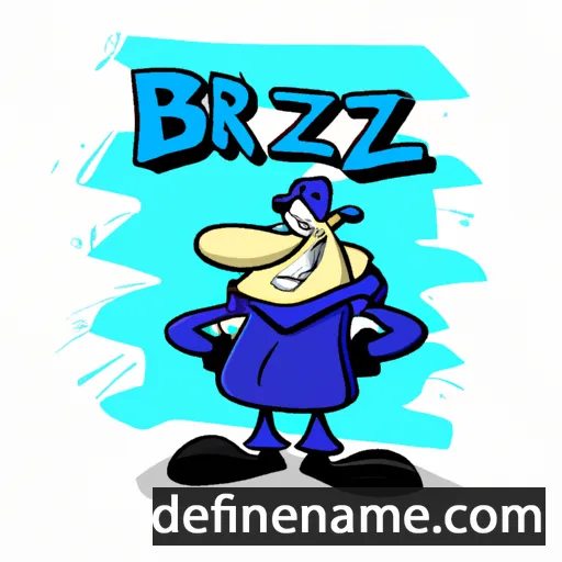 cartoon of the name Blizbor