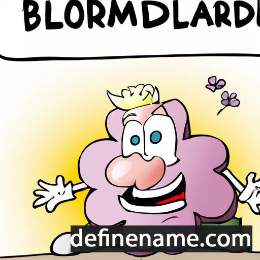 cartoon of the name Bloemhard