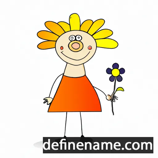 cartoon of the name Blomma