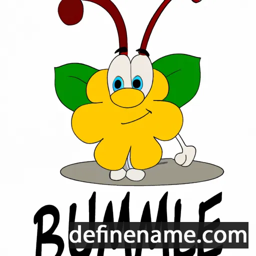 cartoon of the name Blümle