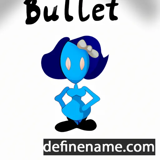 cartoon of the name Bluette