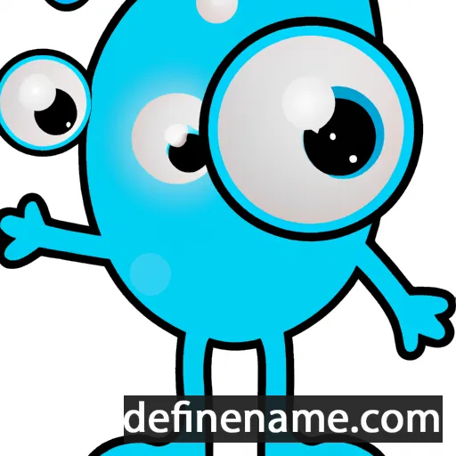 cartoon of the name Bluey