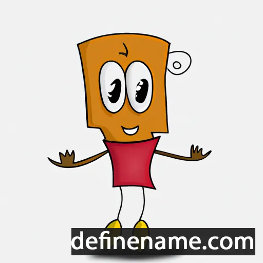 cartoon of the name Bmidɛlɛ