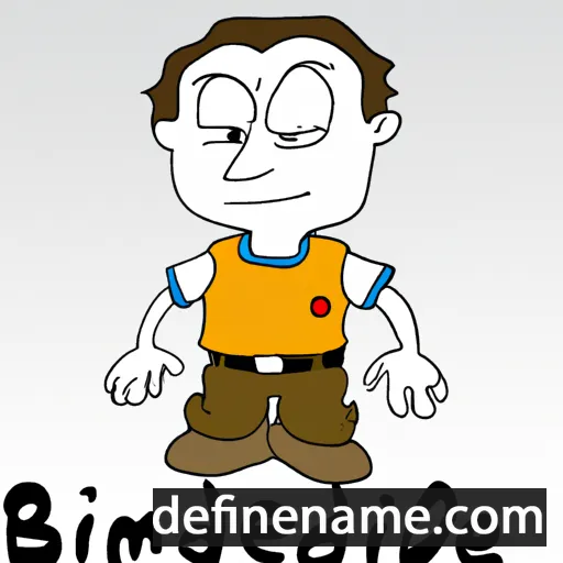 cartoon of the name Bmidele