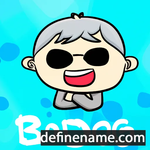 cartoon of the name Bo-kyung