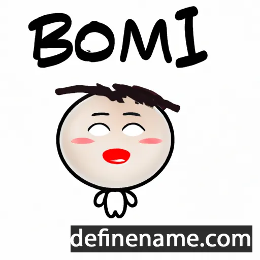 Bo-mi cartoon