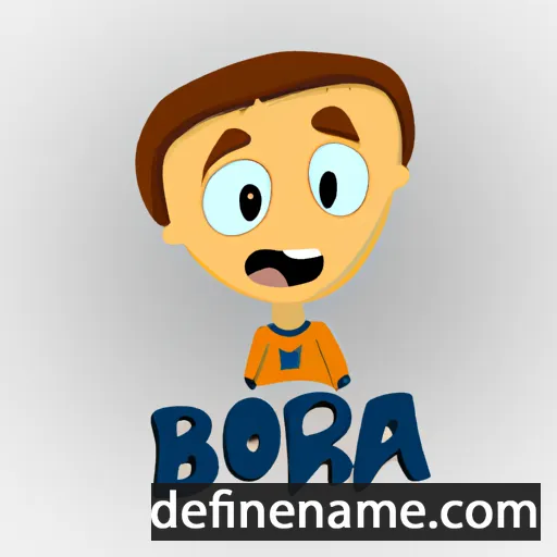 Bóra cartoon