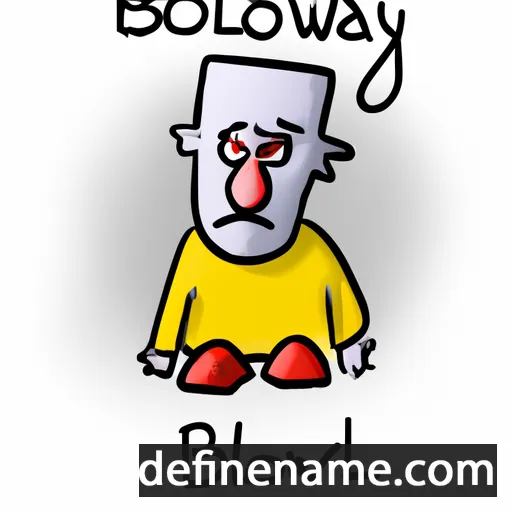 cartoon of the name Bòlesłôw