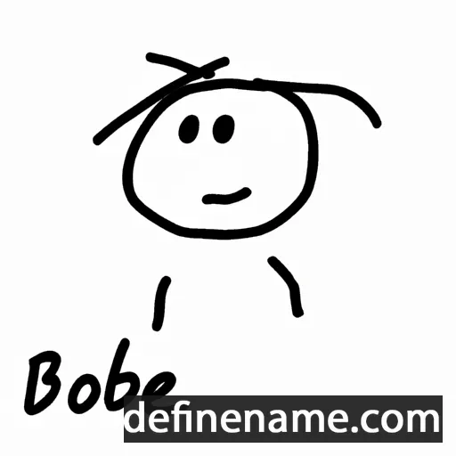 cartoon of the name Böbe