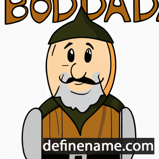 cartoon of the name Bödvar