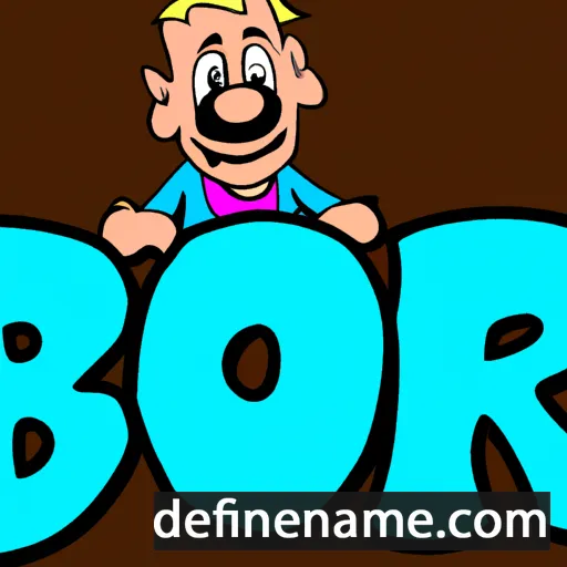 cartoon of the name Bør