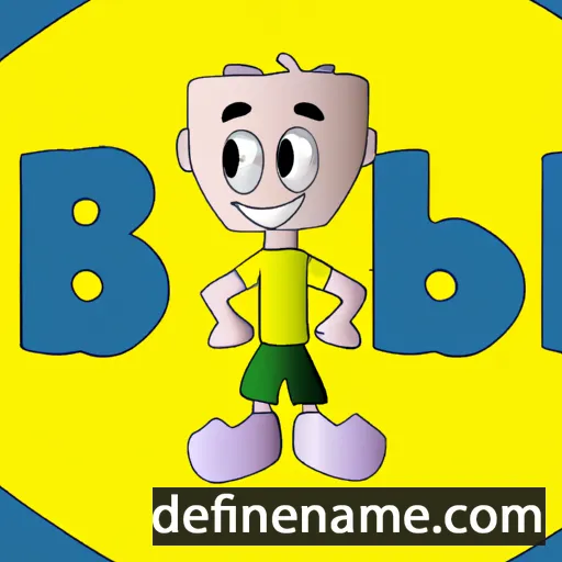 cartoon of the name Bobbijo