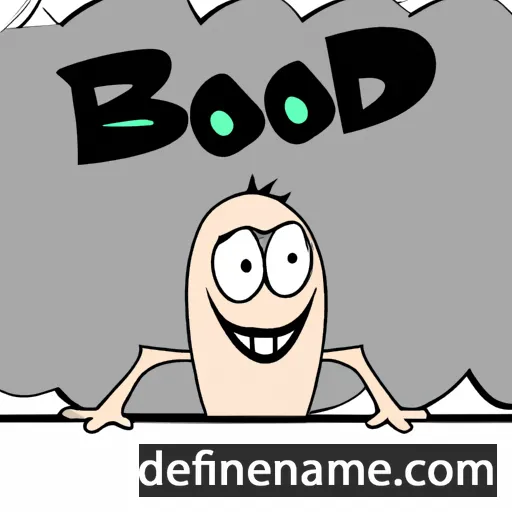 cartoon of the name Bodb