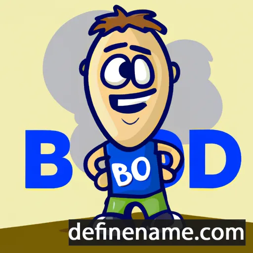 cartoon of the name Boddi