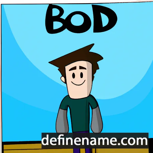 cartoon of the name Boden